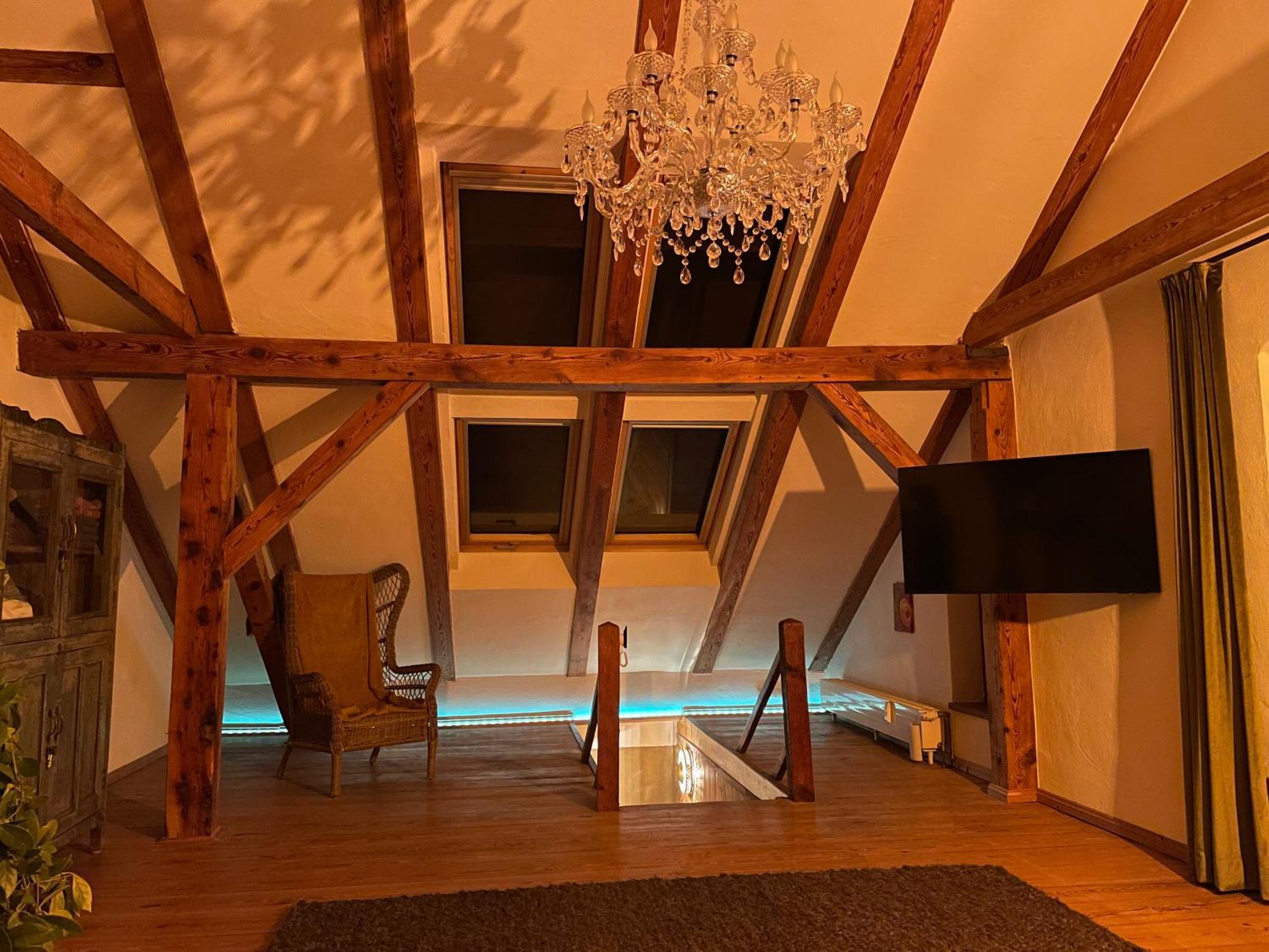 Ferienwohnung Quartier Im Gutshaus Wustermark Exterior foto