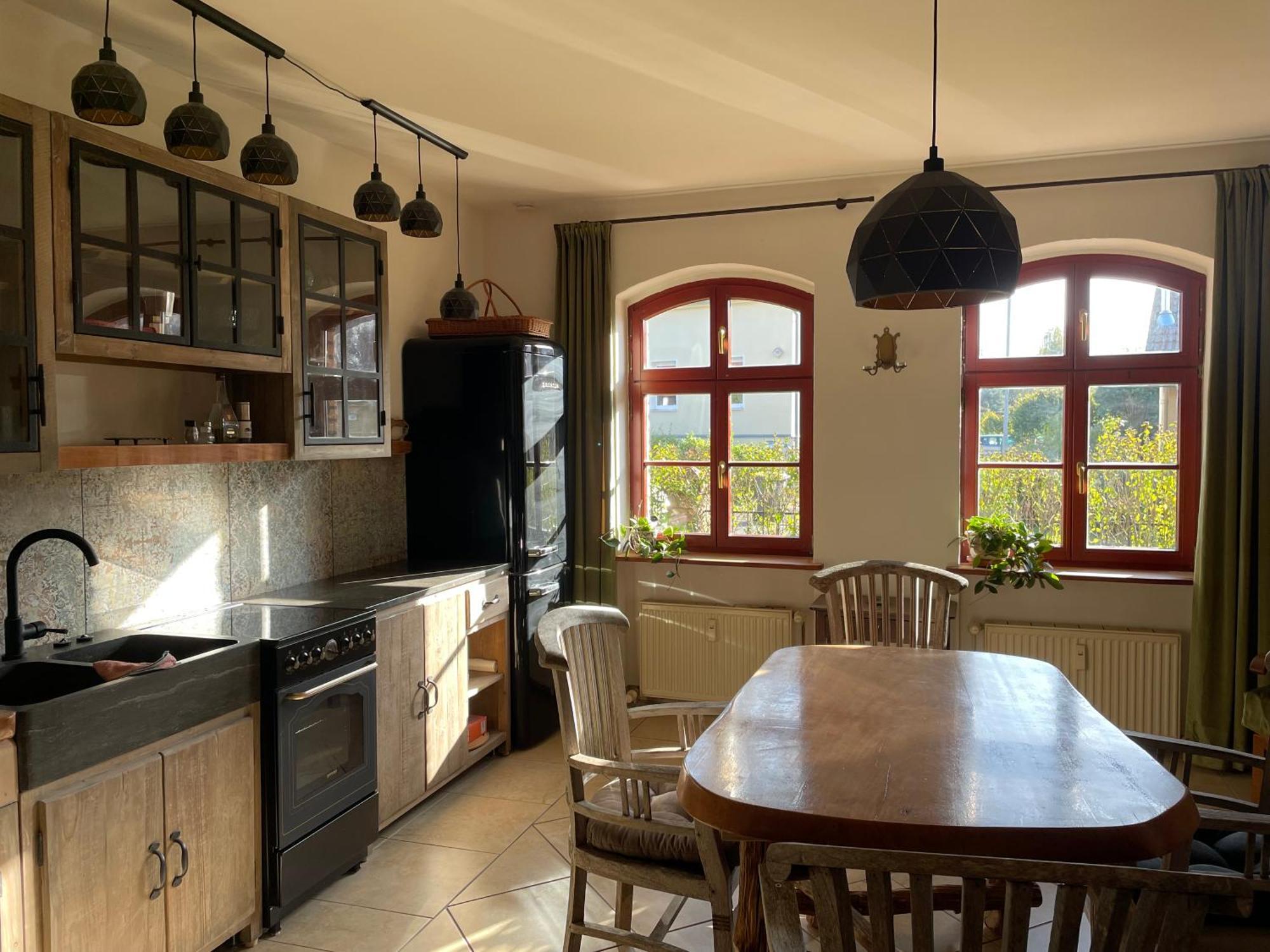 Ferienwohnung Quartier Im Gutshaus Wustermark Exterior foto
